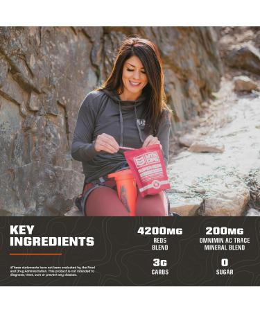 MTN OPS Super Reds Daily Health and Antioxidant Drink Powder Free Radical Fighting Blend Boosted with Phyto-Nutrients 30 On-The-Go Packs Just Add Water - Buy Online on GoSupps.com