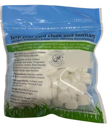 Doggie Dooley 36 Waste Tablets White - Buy Online on GoSupps.com