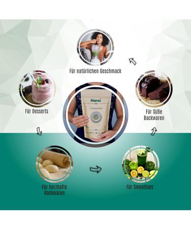 Narei Organic Hemp Protein Powder 1kg - 40% Vegan Protein from Germany | Ideal for Smoothies Muesli Porridge & Baking - DE- KO-005 Certified - Buy Online on GoSupps.com