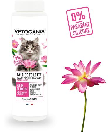 Vetocanis Strong Absorbency No Rinse Dry Powder Shampoo for Cats Light Scent 0.15 kg cat shampoo - Buy Online on GoSupps.com