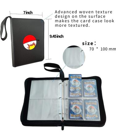 400 Pockets Trading Card Sleeves and Binder Album Set for Pokemon Cards - Buy Online on GoSupps.com