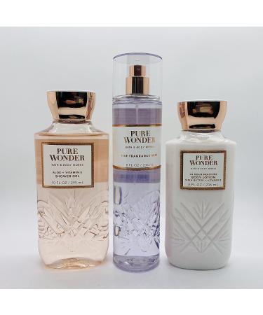 Bath & Body Works Pure Wonder 3pc Bundle Trio - Shower Gel, Fragrance Mist, Body Lotion - Fall 2021 - Buy Online on GoSupps.com