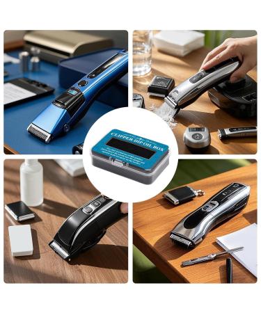  ponge de lubrifiant huile de coiffure ponge d'huile de coiffure cheveux - ponge de pr vention de la rouille haute performance 15G usage multi-utilisations | Bo te huile de rasoir - Buy Online on GoSupps.com