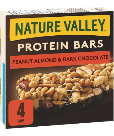 Nature Valley Sweet & Salty Dark Chocolate Nut Granola Bars 15 Count & Protein Bars Peanut Almond & Dark Chocolate Flavour 4-Count 148 Gram - Buy Online on GoSupps.com