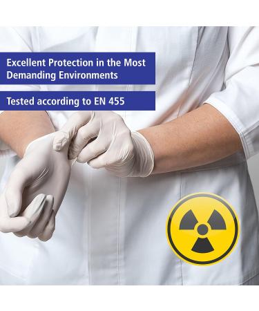 Nitrile 3000 Examination Gloves - White, Powder-Free, Large Size (8-8.5) - Buy Online on GoSupps.com