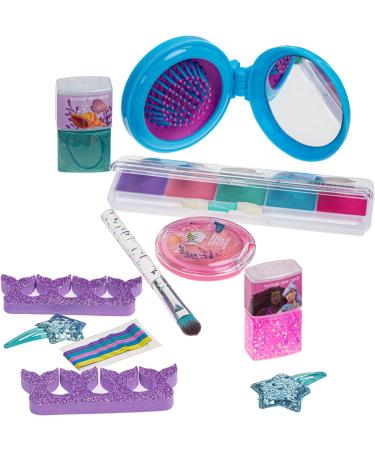 Disney 100 Piece Makeup Set for Kids | Townley Girl The Little Mermaid Kit with Blush, Nail Polish, Hair Accessories & More - Ideal Birthday Gift for Ages 3 - Buy Online on GoSupps.com