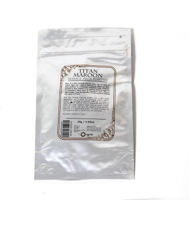 Buy Titan Maroon Sparkle Mica Powder - 50g | High-Quality Colorant for DIY Crafts & Cosmetics - Fast International Shipping - Buy Online on GoSupps.com