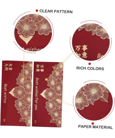 ABOOFAN 60pcs Envelopes Purse Wallets Wedding Favors Money Packet Red Envelope Western New Year Red Packet New Year Gift Bags Western Red Envelope Mini Paper K2 Red Envelope Bag - Buy Online on GoSupps.com