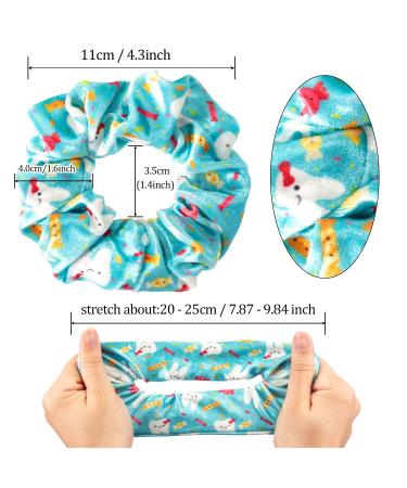 Dentist Velvet Hair Scrunchies Set | Dental Hygienist Gift Hair Accessories | 6 Pieces Tooth Hair Tie Ropes for Women and Girls - Buy Online on GoSupps.com