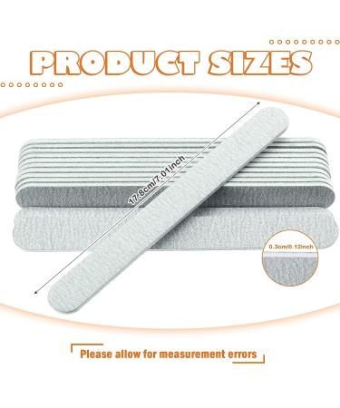 Grit Nail Buffers Files 100/180 - 100 Pcs Double Sided Emery Board for Manicure Pedicure - Nail Buffering Fingernail Files for Home Salon Supplies - Buy Online on GoSupps.com