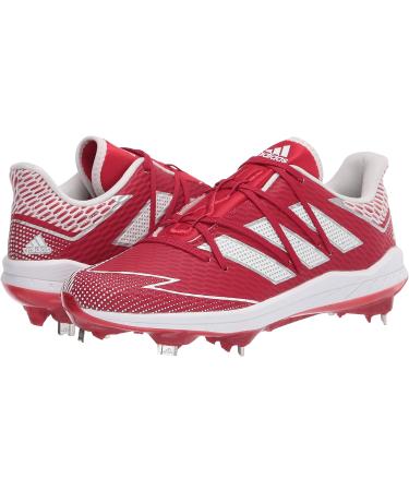 adidas Men's Fv9398 Baseball Shoe 8.5 - Power Red/White - Lightweight and Durable - Buy Online on GoSupps.com