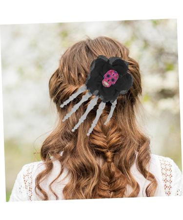 minkissy Halloween Decor Halloween Hair Clips for Women Halloween Hair Accessories for Women Halloween Accessories for Women Goth Hair Clips Halloween Barrettes Women's Skeleton Cloth Props - Buy Online on GoSupps.com