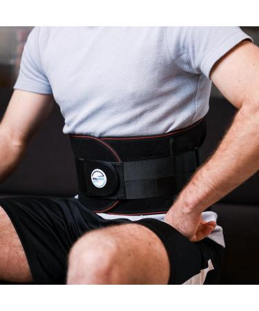 Vitalworxx Adjustable Back Bandage - Professional Support for Back Pain Relief Scoliosis Sciatica - XXL (100-115 cm) - International Shipping Available - Buy Online on GoSupps.com