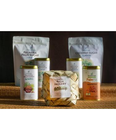 The Divine Foods | Natural Palmyra Palm Sugar | Natural Sweetener Sugar Alternative | Unrefined | Sugar for Coffee Tea & Recipes | Vegan | Natural | Non GMO (250 gm) - Buy Online on GoSupps.com
