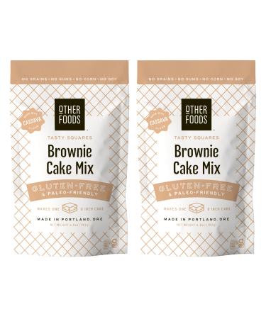 Gluten Free Chocolate Brownie Cake Mix | Made with Cassava Flour | Paleo Friendly  Grain, Dairy, Almond & Soy Free - Easy Bake Baking Mix, by Other Foods (Pack of 2) 6.8 Ounce (Pack of 2)