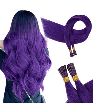 Runature Extensions Real Hair Bonding I Tip 40cm Lila Fusion Hair Waring Real Hair Bonding Remy Extensions 16 inches 25 strand 20g #Purple 40cm itip #Purple - Buy Online on GoSupps.com