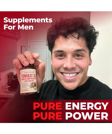 HornyGoatWeed for Men (1000mg per Serving) Male Enhancing Supplement w/ Maca Root Tongkat Ali Saw Palmetto Panax Ginseng Tribulus Terrestris & L-Arginine for Energy Drive & Strength 60 Count 60 Count (Pack of 1) - Buy Online on GoSupps.com