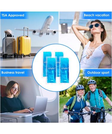 Youshares Frock Packs for Insulated Coolers - Reusable Mini-Gel Ice Bags for Diabetics | Ideal for Medication Travel | TSA-Covered 4-Pack - Buy Online on GoSupps.com