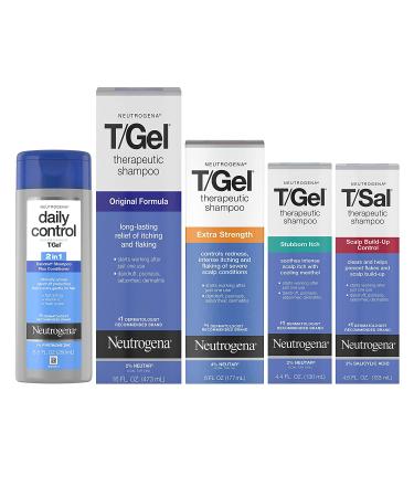 Neutrogena T/Gel Therapeutic Shampoo Original Formula - 2 Pack, 8.5 fl oz - Anti-Dandruff Treatment for Psoriasis & Seborrheic Dermatitis - Buy Online on GoSupps.com