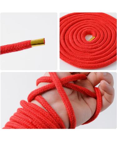 Soft Cotton Rope Set 5m x 8mm + Silk Blindfold Eye Mask for Sleeping Games - Black/Red - Buy Online on GoSupps.com