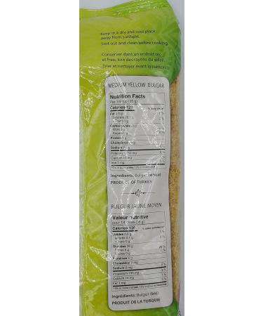 Medium Yello Bulgar (Bulgur) 1.82 KG 4 lbs Product of Turkey - Bulgur Jaune Moyen - Buy Online on GoSupps.com