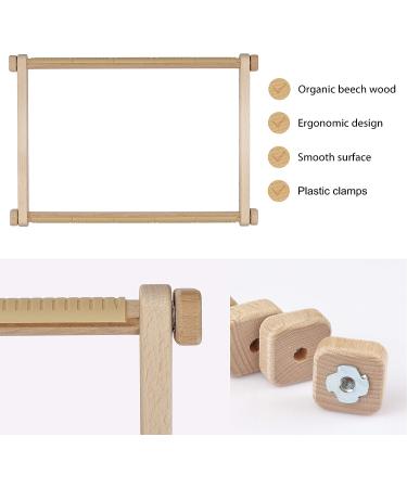 Arabeska Small Cross Stitch Scroll Frame Set - Beech Hardwood with Plastic Clamps - S/L/SE sizes - Buy Online on GoSupps.com