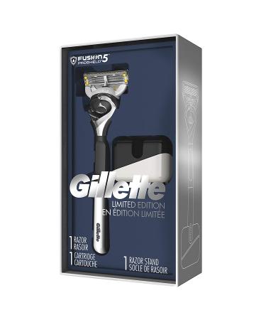 Gillette Fusion5 Proshield Limited Edition Set - Handle, Razor, Stand + 1 Refill - Buy Online on GoSupps.com