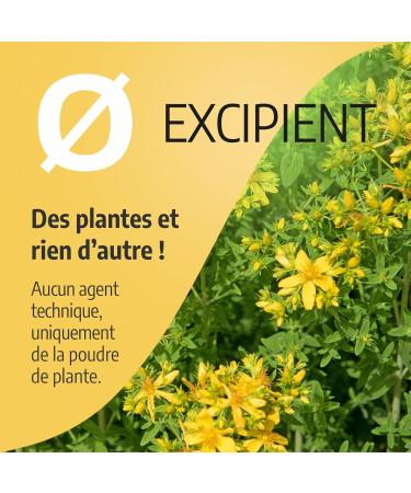 St. John's wort 250 mg - 200 capsules - Ecocert certified - Buy Online on GoSupps.com
