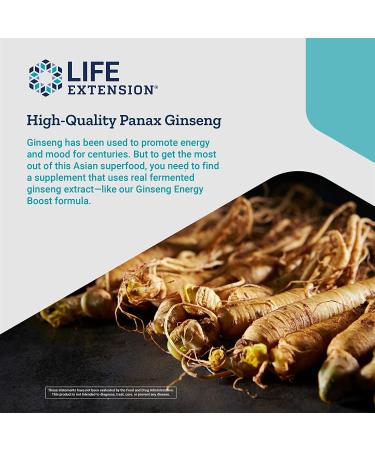Life Extension Asian Energy Boost - 90 Vegetarian Capsules for Enhanced Vitality - Buy Online on GoSupps.com