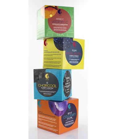 Buy Anti-Aging Collagen Mask - Hydrate Reduce Dark Spots & Minimize Pores - 4oz Jar with Rosewater & Coconut Oil - Buy Online on GoSupps.com