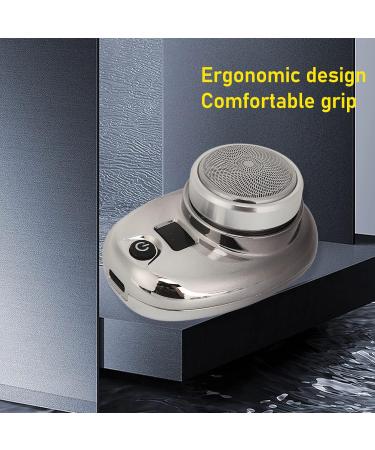 Electric Beard Trimmer Cordless Mini USB Rechargeable LED Display Waterproof Beard Clipper for Men (Black Silver Gradient) - Buy Online on GoSupps.com