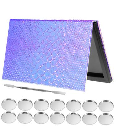 Palette de Maquillage Magn tique Vide avec Disques M talliques et Raclette Plateau Multifonction pour Fards Paupi res Blushs et Highlighters Design cailles de Poisson l gant
