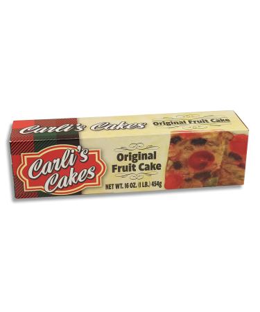 Fruitcake - Made From The Finest Fruits and Nuts - Individually Wrapped For Freshness - 1lb Fruit Cake - Buy Online on GoSupps.com
