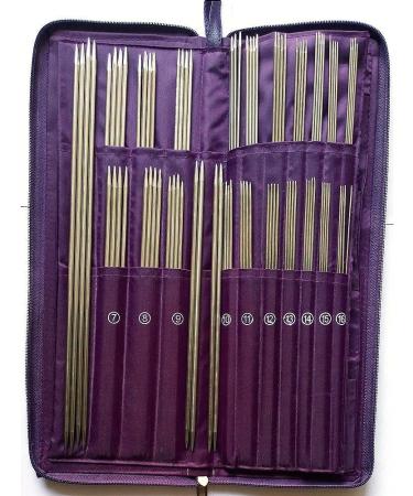104 Pcs Stainless Steel Knitting Kit with Needles and Crochet Hook - Hand Tool Set with Pu Bag - Buy Online on GoSupps.com