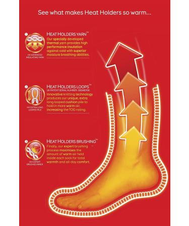HEAT HOLDERS Thermal Socks Men's Original Size 7-12 (Lorton) - Stay Warm and Cozy All Day! - Buy Online on GoSupps.com