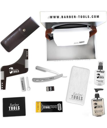 Premium Razor Set with 40 Blades Shaving Gel After Shave Balm & Accessories - Perfect Barber Tools for a Smooth Shave - Buy Online on GoSupps.com
