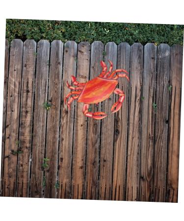 Cabilock 1pc Wall Decoration Pendant Outdoor Wall Art Wall Sticker Decor Decoration for Home Red Wrought Iron - Buy Online on GoSupps.com