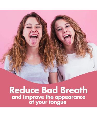 Stainless Steel Tongue Scraper Pack - 6 Cleaning Brushes for Bad Breath & Oral Hygiene - Essential Tooth Care Set - Buy Online on GoSupps.com