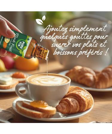 Pure Via Fruit du Moine 30ml Alternative au sucre liquide d origine v g tale V gan Sans gluten Sans additifs - Buy Online on GoSupps.com