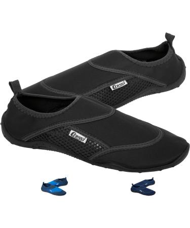 Cressi Coral Shoes Premium Adult Water Sports Shoes 38 EU Black