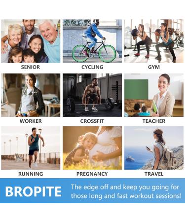 Bropite Compression Stockings for Men & Women - 6 Pairs 20-30 mmHg Copper Support for Blood Circulation & Athletic Use - L-XL Multicolored - Buy Online on GoSupps.com