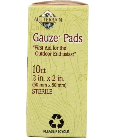 Buy All Terrain Gauze Pads 2x2 - 10 Ct | Ideal for Wound Care | Fast International Shipping - Buy Online on GoSupps.com