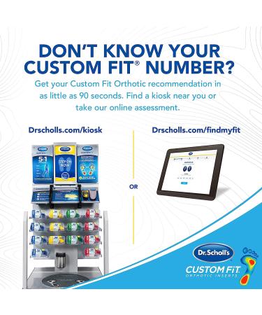 Dr. Scholl's Custom Fit Orthotic Inserts CF 340 - Supportive Insoles for Maximum Comfort - Buy Online on GoSupps.com