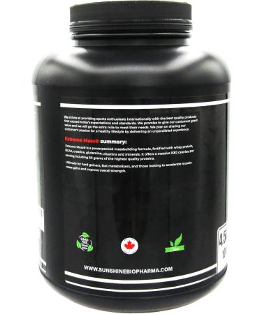 Extreme Mass Weight Gainer 5 lbs - High Calorie Protein for Muscle Building | Less Sugar | Chocolate Flavour | 12 Servings - Ideal for Intense Workouts - Buy Online on GoSupps.com