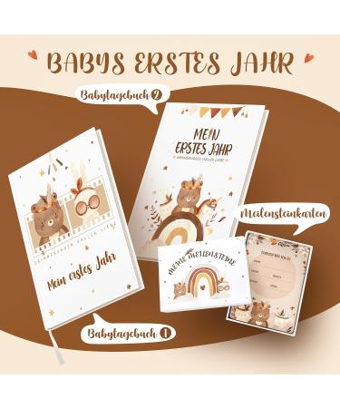 Buy My First Year Baby Diary - Boho Baby Album for Boys & Girls | Memory Book & Photo Album Gift - Buy Online on GoSupps.com