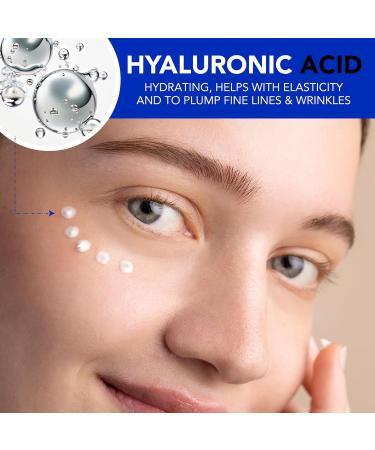 Glow Eye Elixir - Eye Serum for Dark Circles & Puffiness - Hydrating Under Eye Cream with Roller Ball Applicator - Smooth Fine Lines & Wrinkles - 0.338 Oz - Buy Online on GoSupps.com