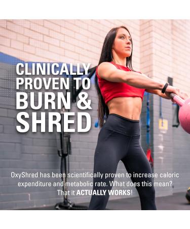 EHPlabs OxyShred Thermogenic Pre Workout Powder & Shredding Supplement - Preworkout for Men & Women Sugar Free Energy Powder with 150mg of Caffeine - Pink Grapefruit 60 Servings - Buy Online on GoSupps.com