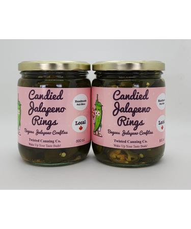 Candied Jalapeno Rings BEST in Canada 2 x 500ml Jars