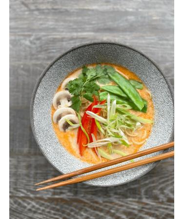 The Plant Based Workshop Ramen Noodles Soup Mix Japanese-Inspired Instant Noodles with Soup Base No MSG No Preservatives Vegan Gluten Free Spicy Tan Tan 122g x 2 (2 servings) - Buy Online on GoSupps.com