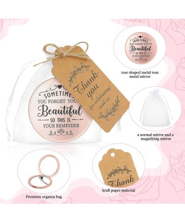 24 Set Inspirational Compact Mirrors for Women - Bulk Gift Sets for Bachelorette and Bridal Parties - Buy Online on GoSupps.com